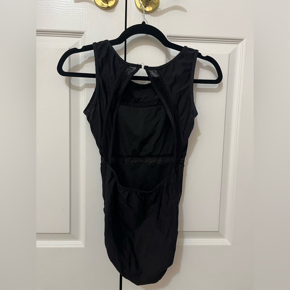 Motionwear Black Adult Tank Leotard